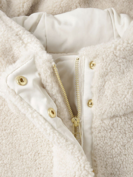 ショートボア中綿ドロストブルゾン