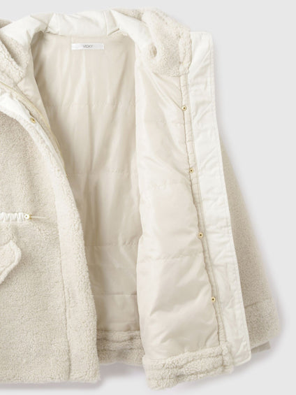 ショートボア中綿ドロストブルゾン