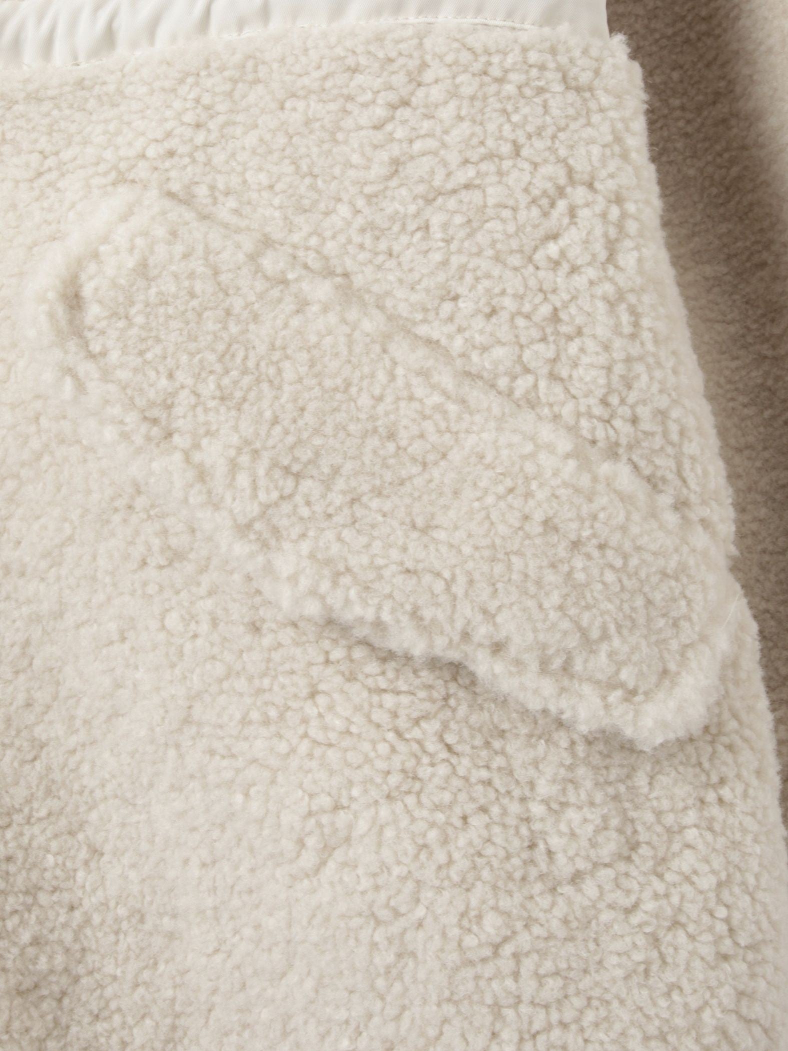 ショートボア中綿ドロストブルゾン