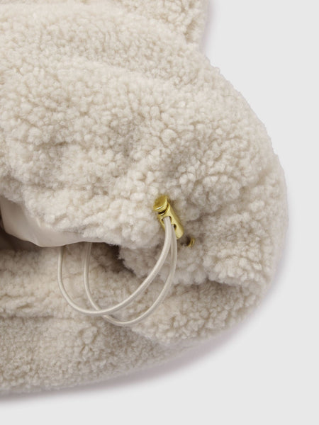 ショートボア中綿ドロストブルゾン