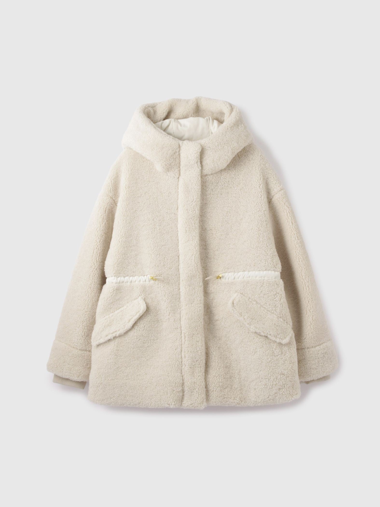 ショートボア中綿ドロストブルゾン