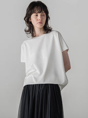 マシュマロポンチカットソー≪洗濯機で洗える≫