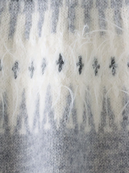 【大きいサイズ】フェアアイル柄ニット