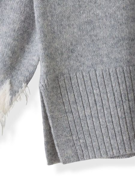 【大きいサイズ】フェアアイル柄ニット