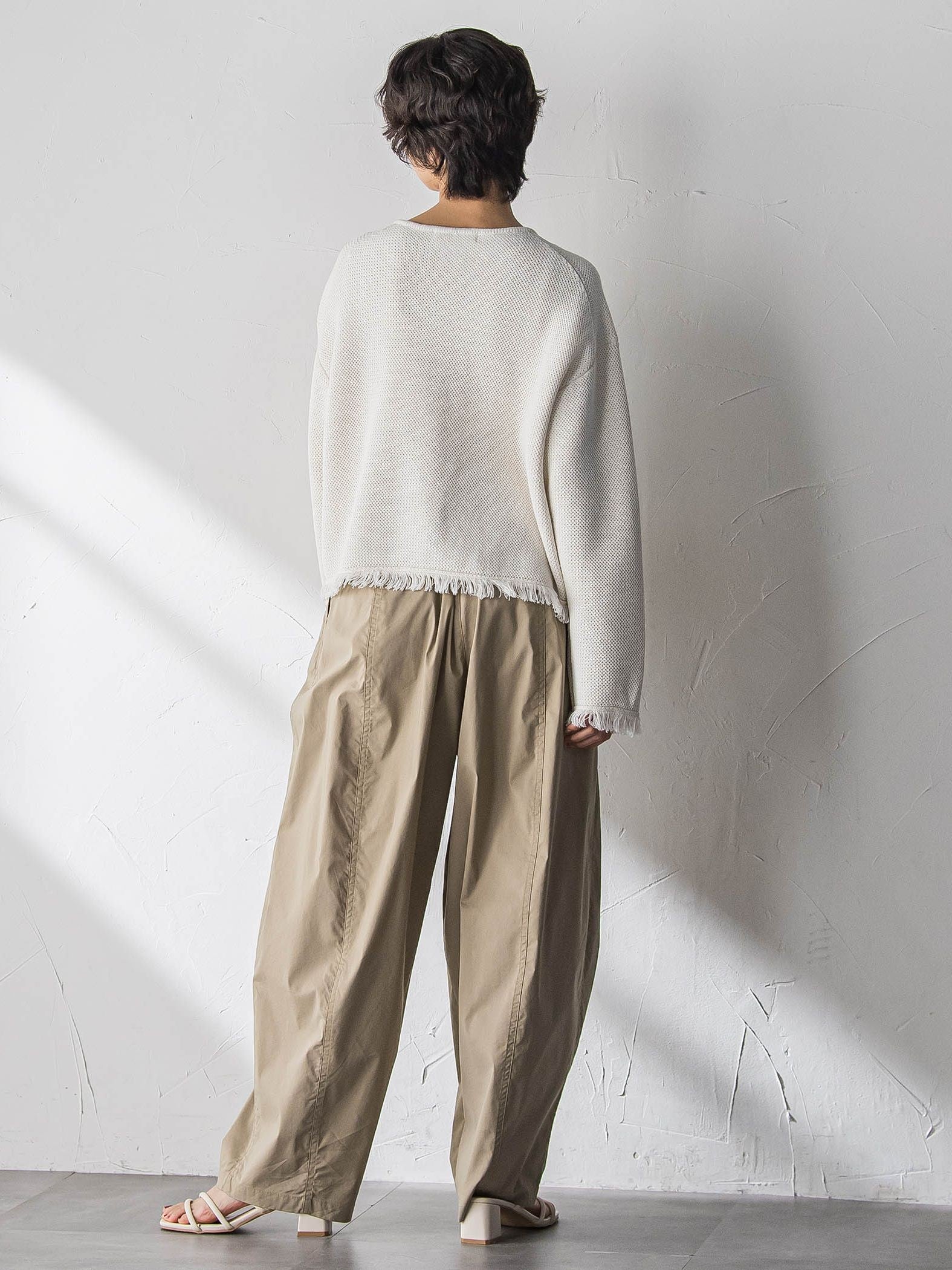 デニムライクニットジャケット