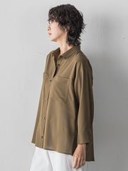 【大きいサイズ/受注会限定】シアーボイルシャツ