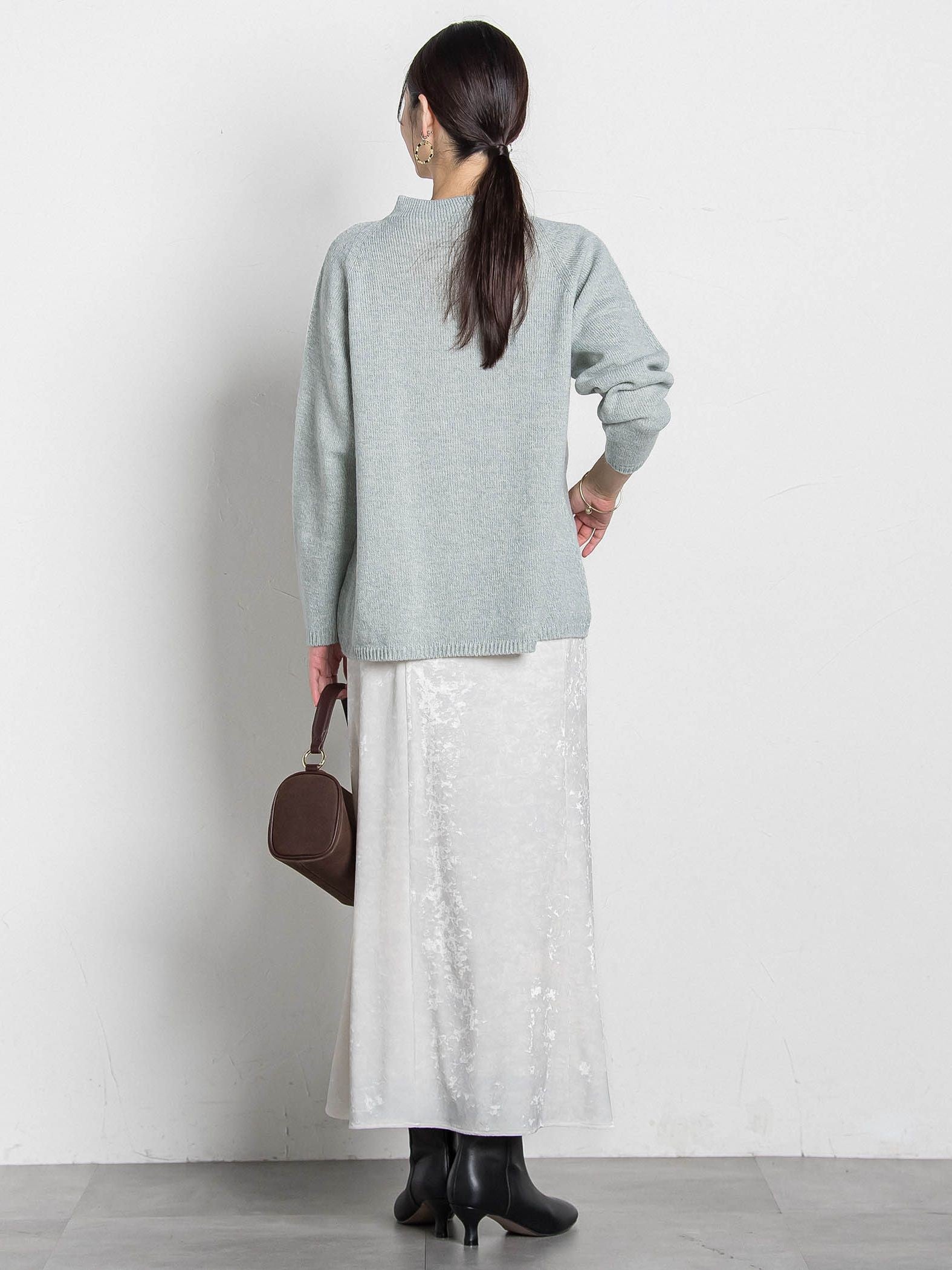 スノーベロアクラッシュスカート