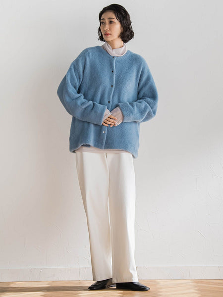 【大きいサイズ】”暖かさも洒落感も”裏起毛デニム