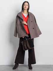 プレミアムウールカシミヤショートコート