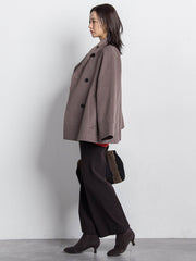 プレミアムウールカシミヤショートコート