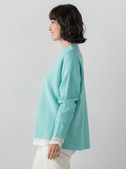 ヘリンボーンニット