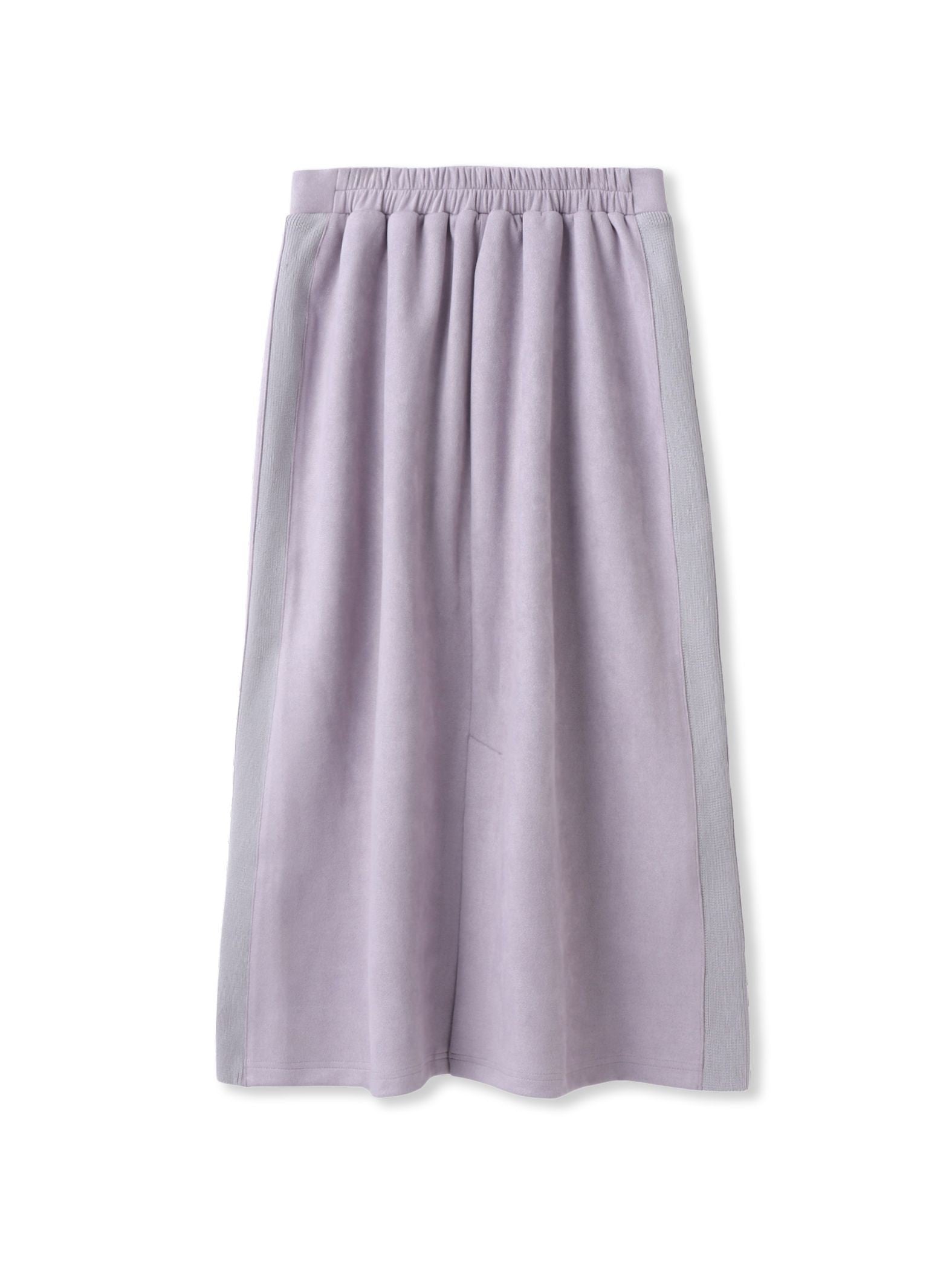 【新色追加】スウェード調×ニットスカートセットアップ≪手洗い可能≫