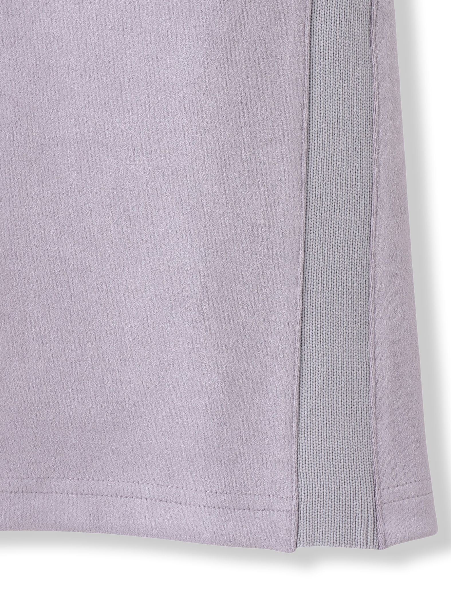 【新色追加】スウェード調×ニットスカートセットアップ≪手洗い可能≫