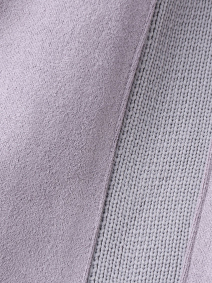 【新色追加】スウェード調×ニットスカートセットアップ≪手洗い可能≫