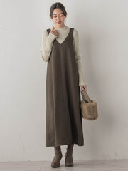 袖ボタンランダムリブニット≪手洗い可能≫