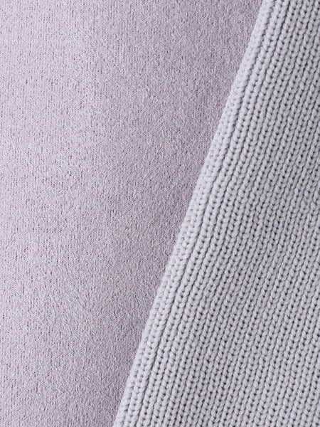 【新色追加】スウェード調×ニットスカートセットアップ≪手洗い可能≫