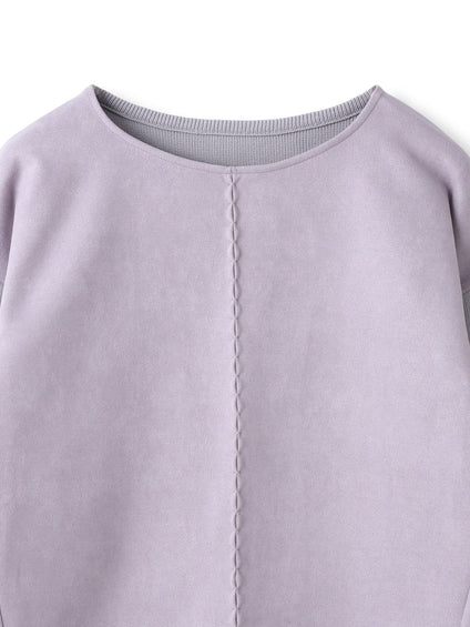 【新色追加】スウェード調×ニットスカートセットアップ≪手洗い可能≫