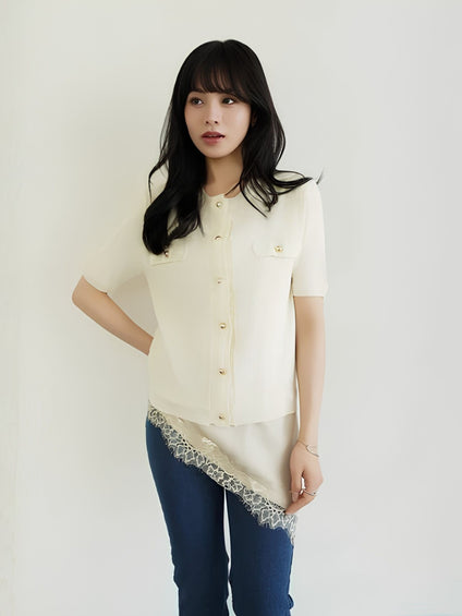 【小さいサイズ】サマーニットカーディガン