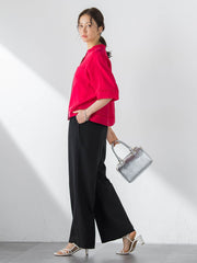 【カタログ掲載】ハシゴレースシアーブロードブラウス