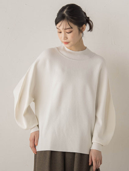 ウォッシャブルバナナスリーブニット≪手洗い可能≫