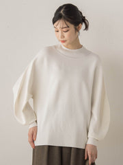 ウォッシャブルバナナスリーブニット≪手洗い可能≫