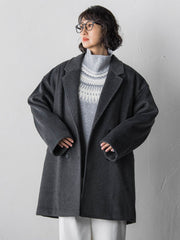 【biyori】ニットビーバーコート
