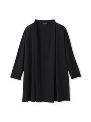 【WEB限定】ひやさらシワレス着流しカーディガン