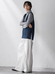 【新色追加】メランジリブタートルネックプルオーバー≪手洗い可能≫