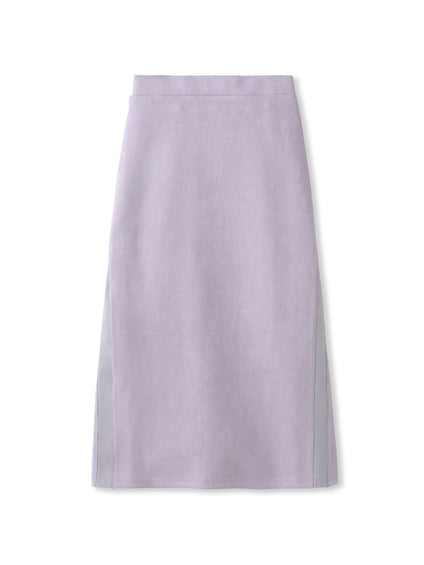 【新色追加】スウェード調×ニットスカートセットアップ≪手洗い可能≫