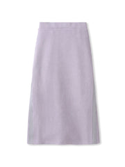 【新色追加】スウェード調×ニットスカートセットアップ≪手洗い可能≫