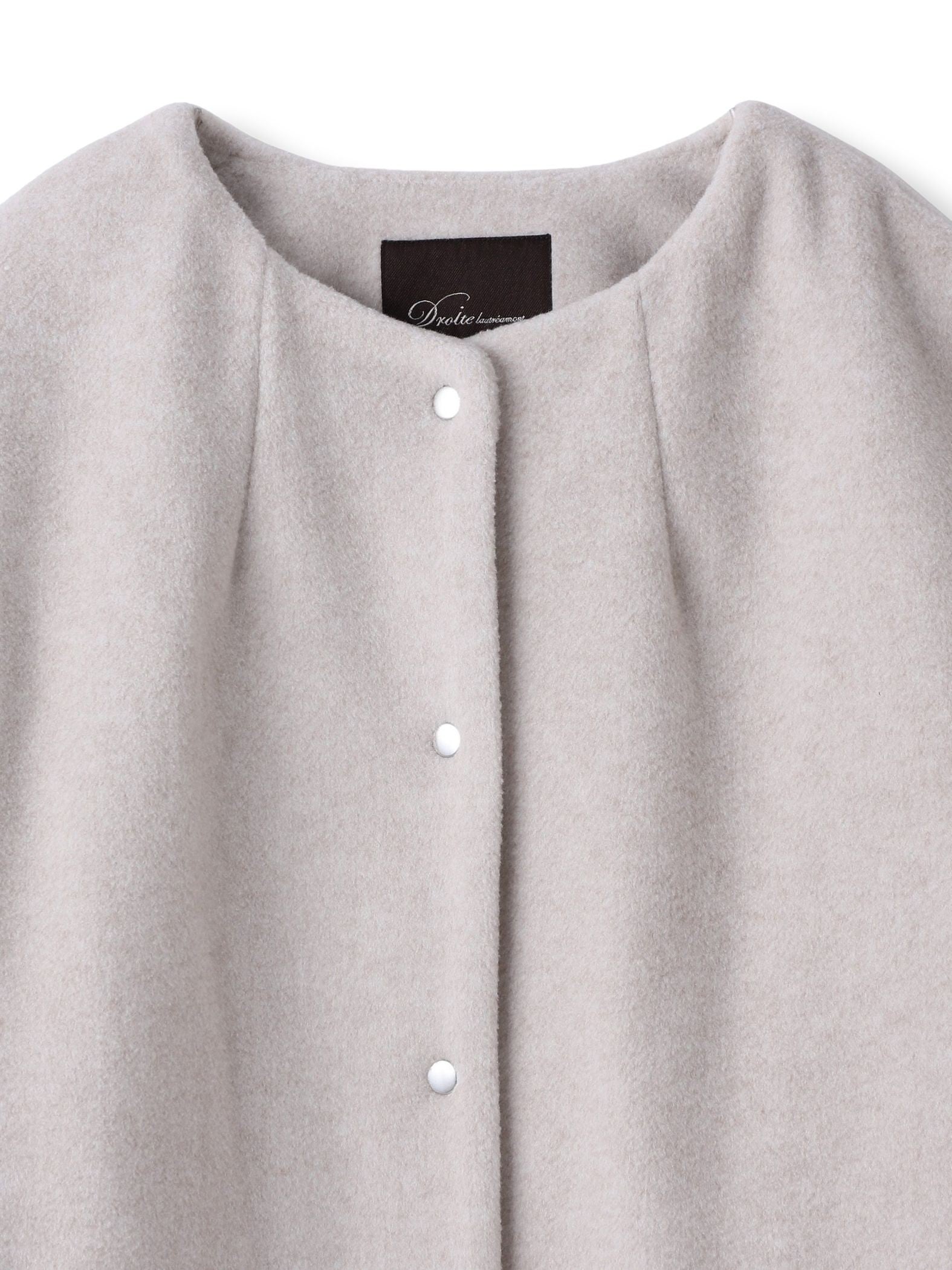 メランジブランケットコート