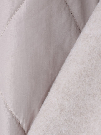 メランジブランケットコート