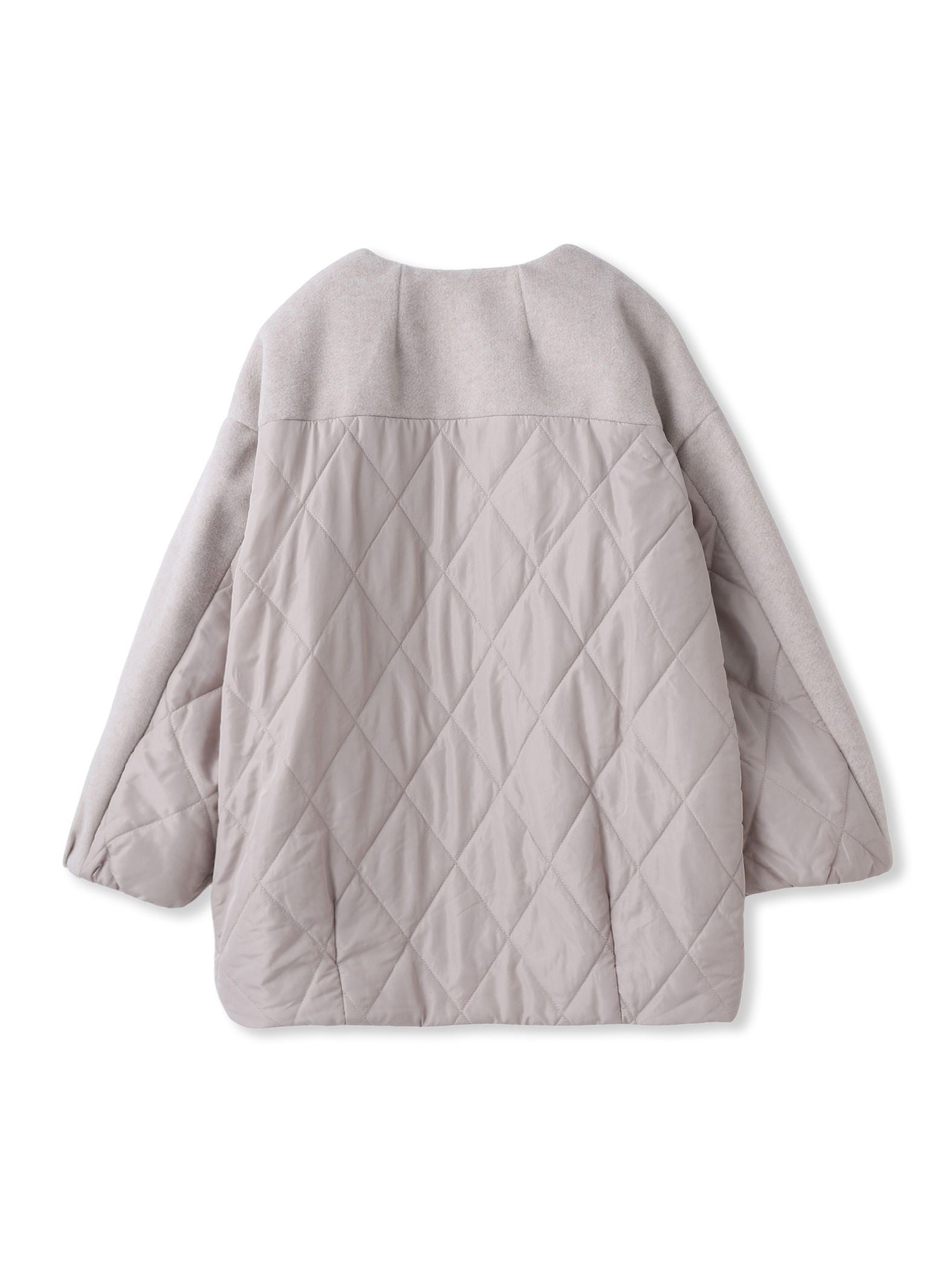 メランジブランケットコート