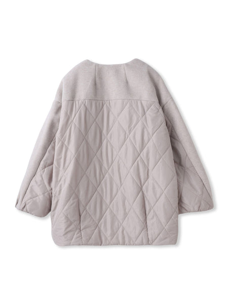 メランジブランケットコート