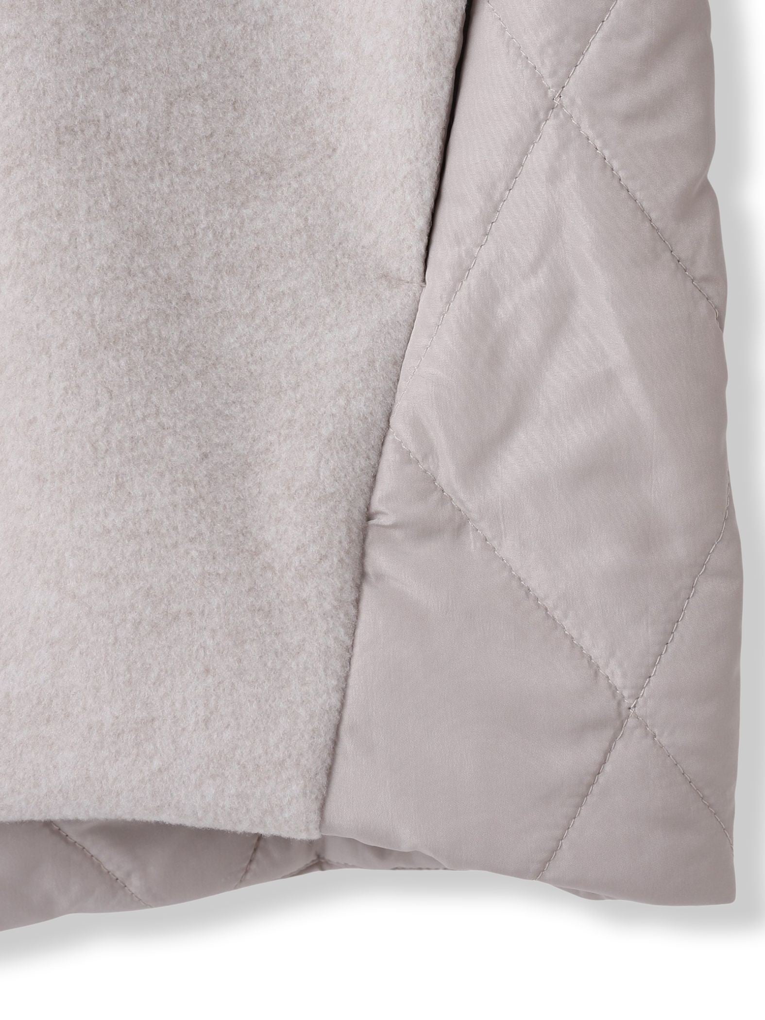 メランジブランケットコート