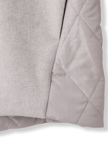 メランジブランケットコート