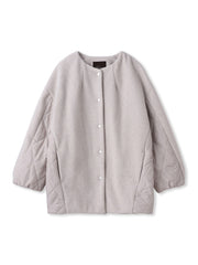 メランジブランケットコート