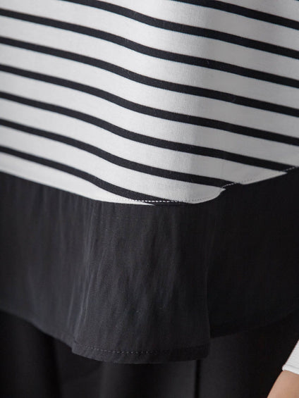 ポンチローマラウンドヘムドッキングプルオーバー