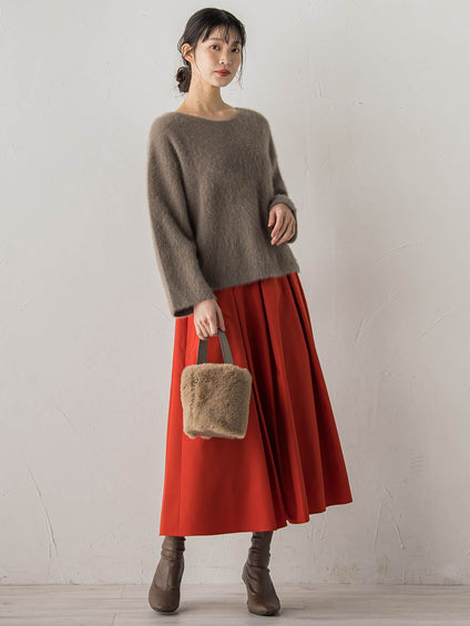 タフタタックスカート≪洗濯機で洗える≫