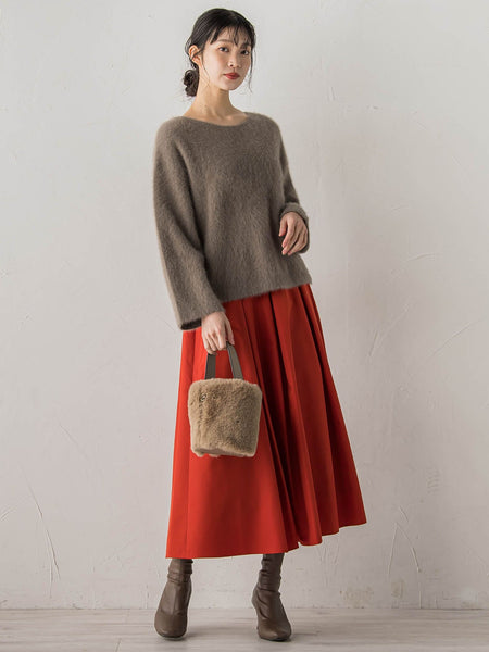 タフタタックスカート≪洗濯機で洗える≫