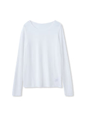 シアーフライス×チュールレイヤードプルオーバー