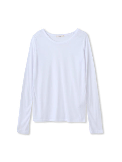 シアーフライス×チュールレイヤードプルオーバー