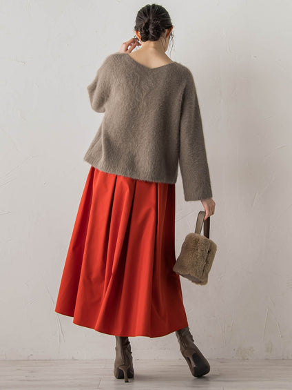 タフタタックスカート≪洗濯機で洗える≫