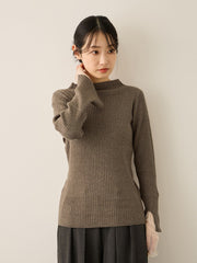 シアーカフレイヤードフウニットプルオーバー≪手洗い可能≫