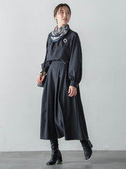 ウールブレンドストレッチブラウス≪セットアップ対応/手洗い可能≫