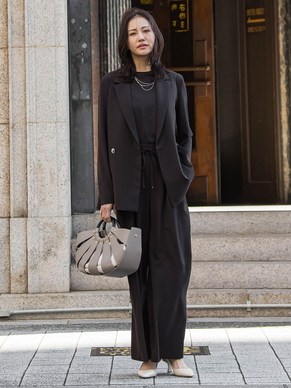 ≪シリーズ累計3万枚突破！≫【ラクする美人服】テーラードジャケット≪13号あり≫