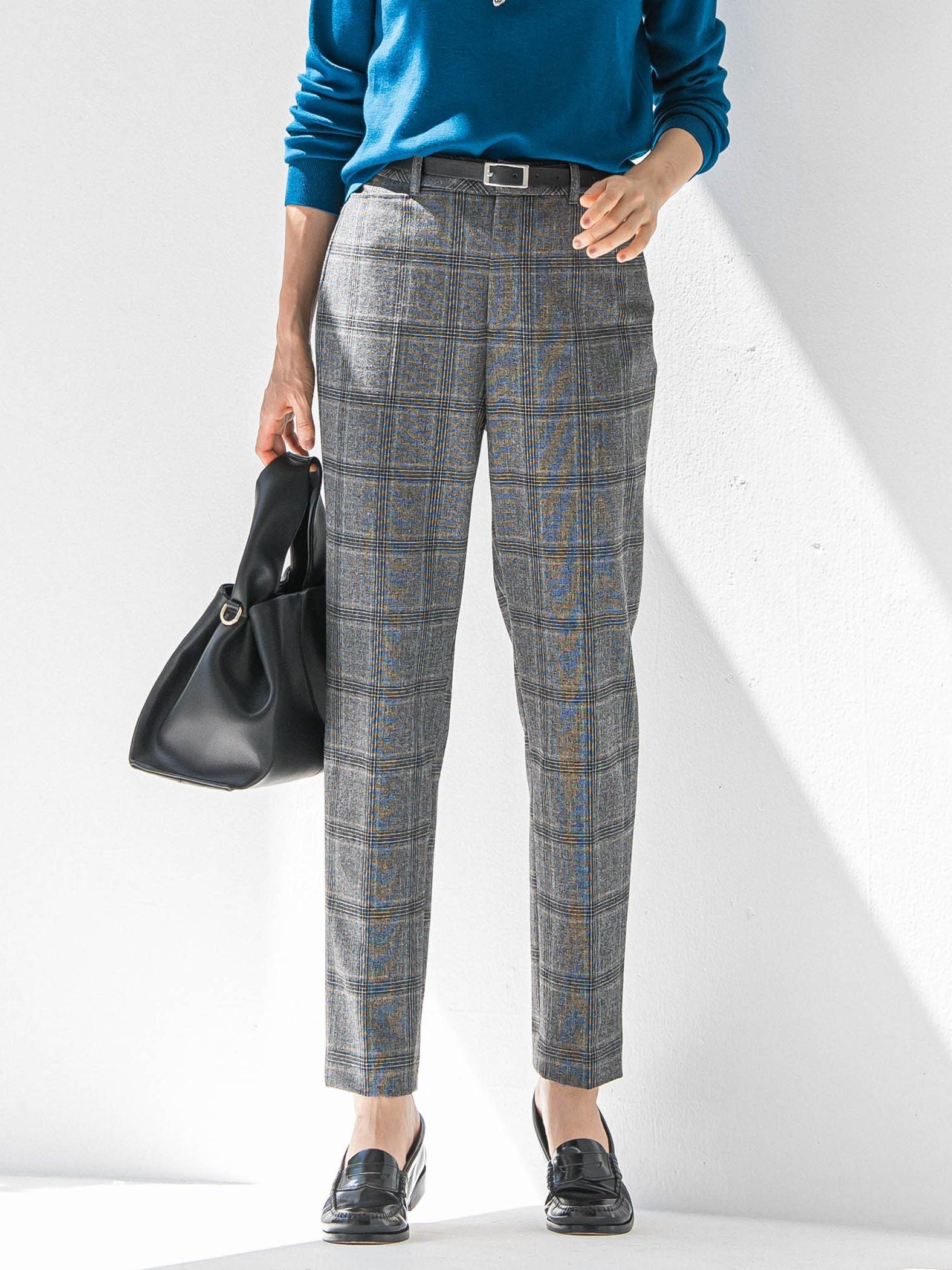 両面起毛テーパードパンツ≪WEB限定13号/洗える/セットアップ対応≫