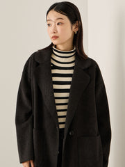 ブランケットメルトンガウンコート