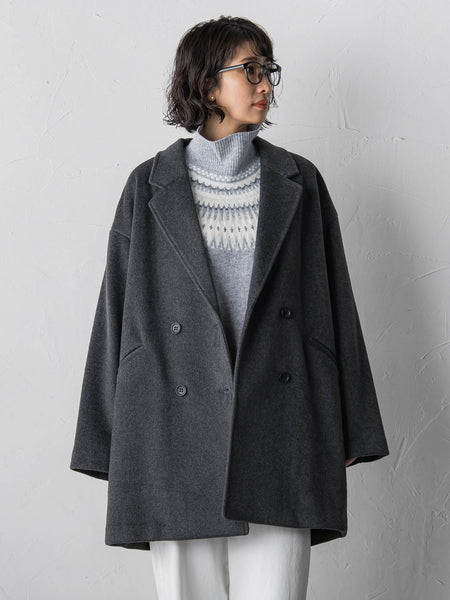 【biyori】ニットビーバーコート