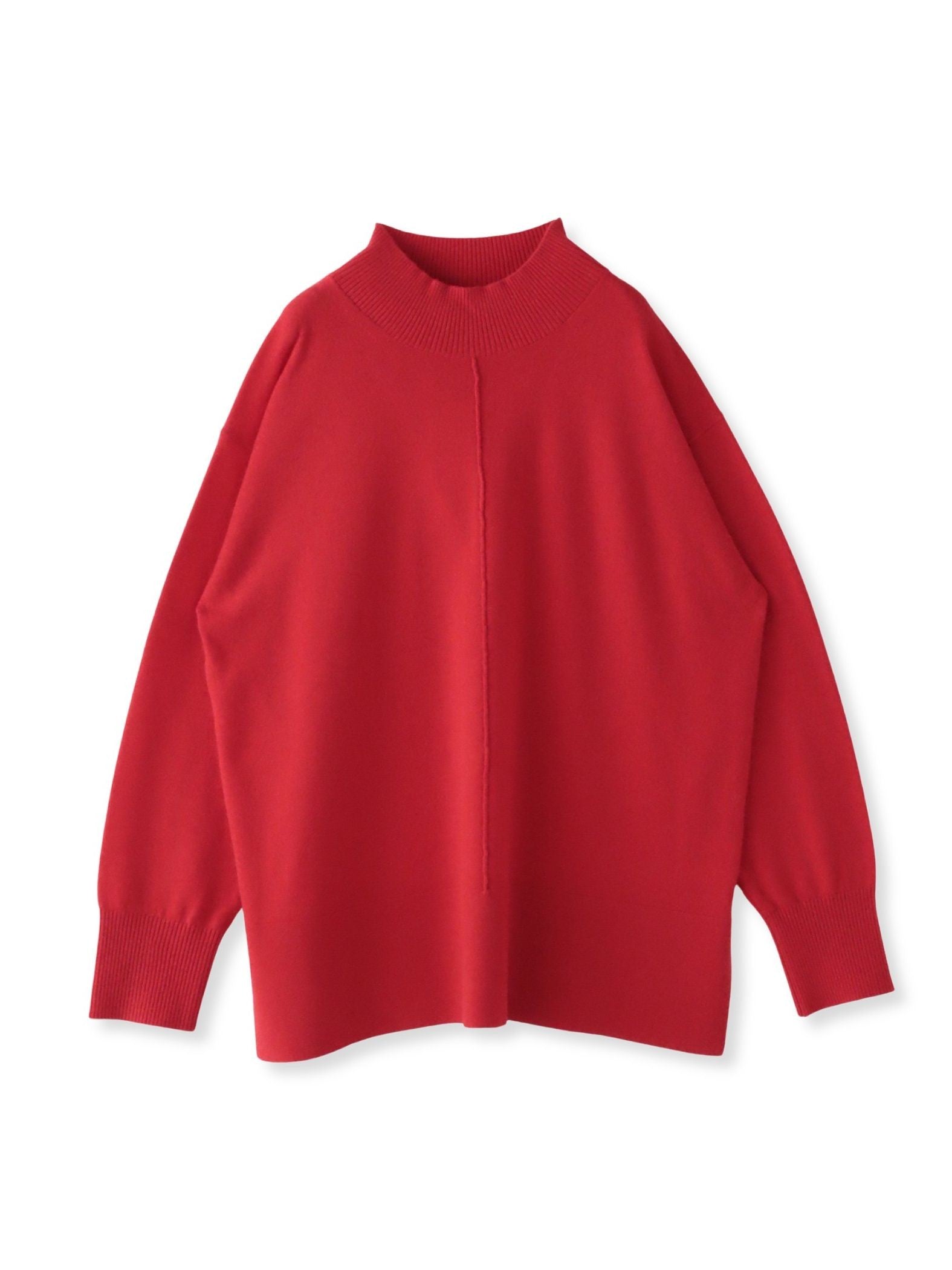 【大きいサイズ/新色追加】ファインウールハイネックニット